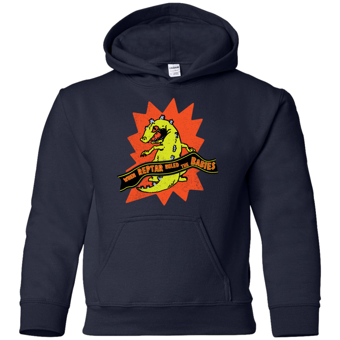 Sweatshirts Navy / YS When Reptar Ruled The Babies Youth Hoodie