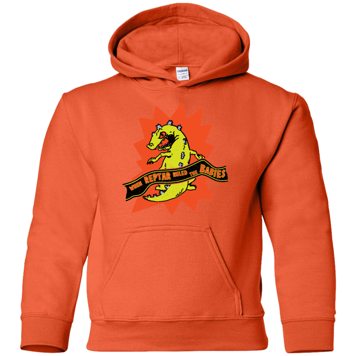 Sweatshirts Orange / YS When Reptar Ruled The Babies Youth Hoodie