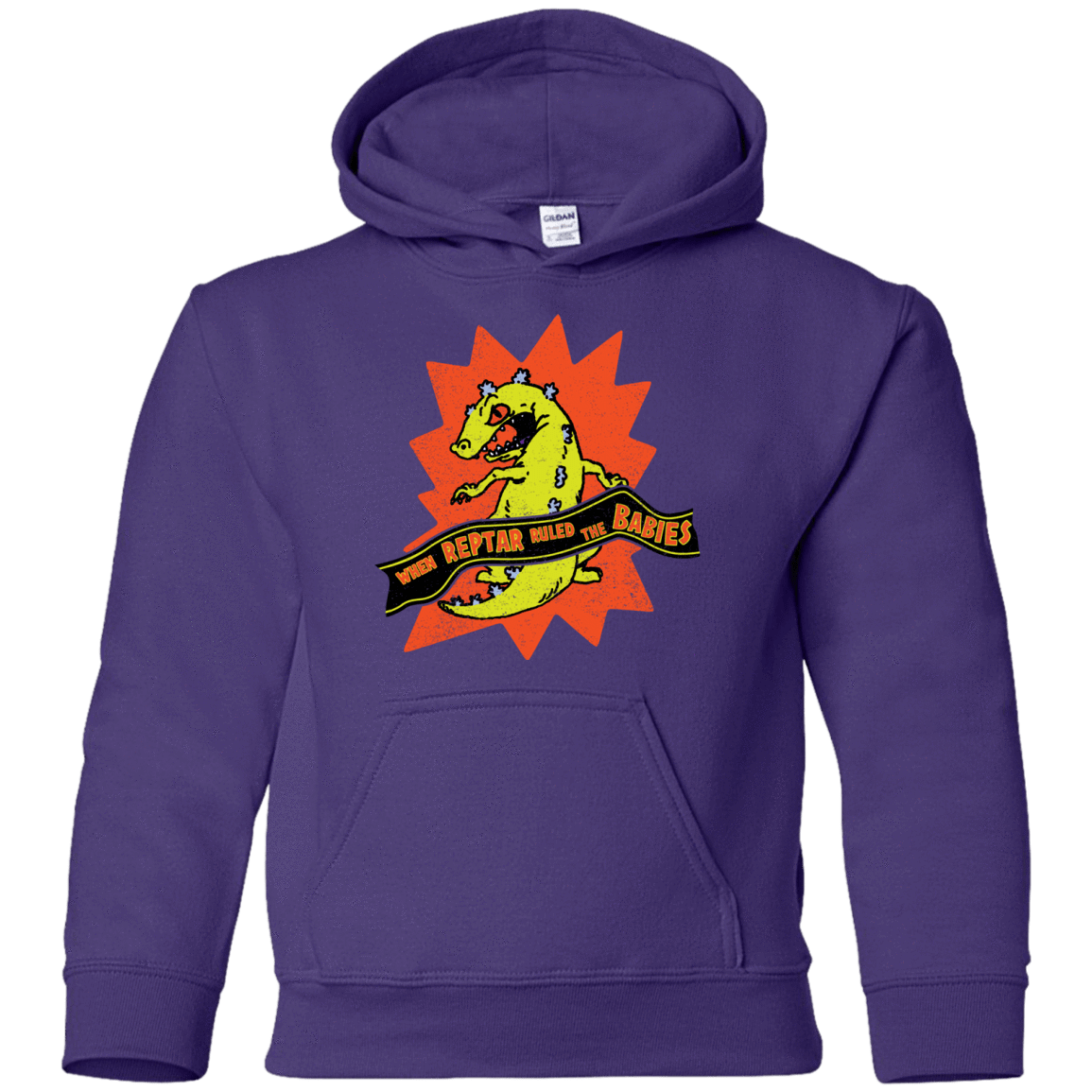 Sweatshirts Purple / YS When Reptar Ruled The Babies Youth Hoodie