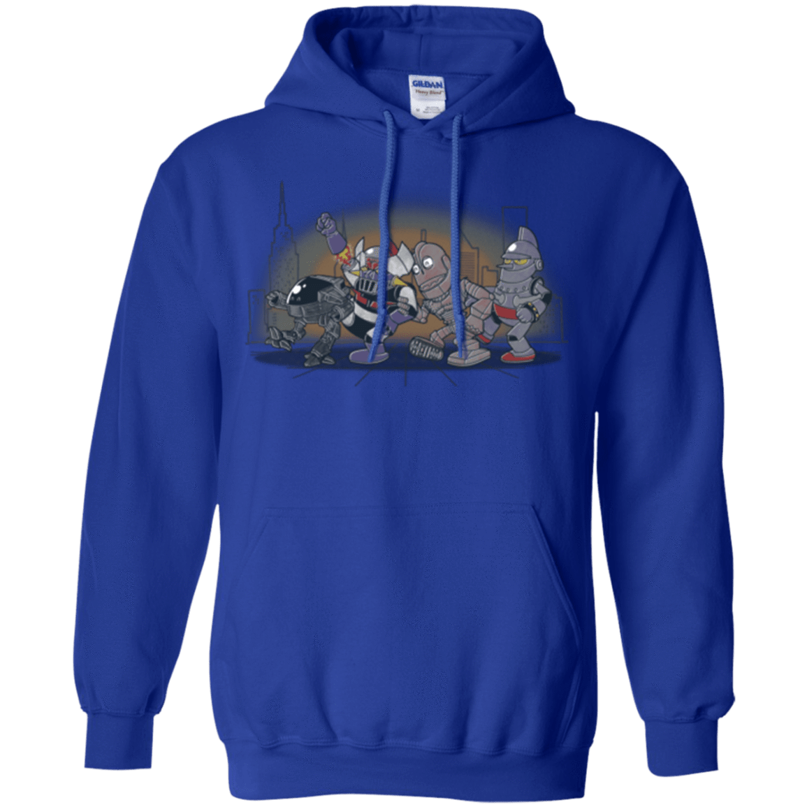 Sweatshirts Royal / Small Where The Big Robots are Pullover Hoodie