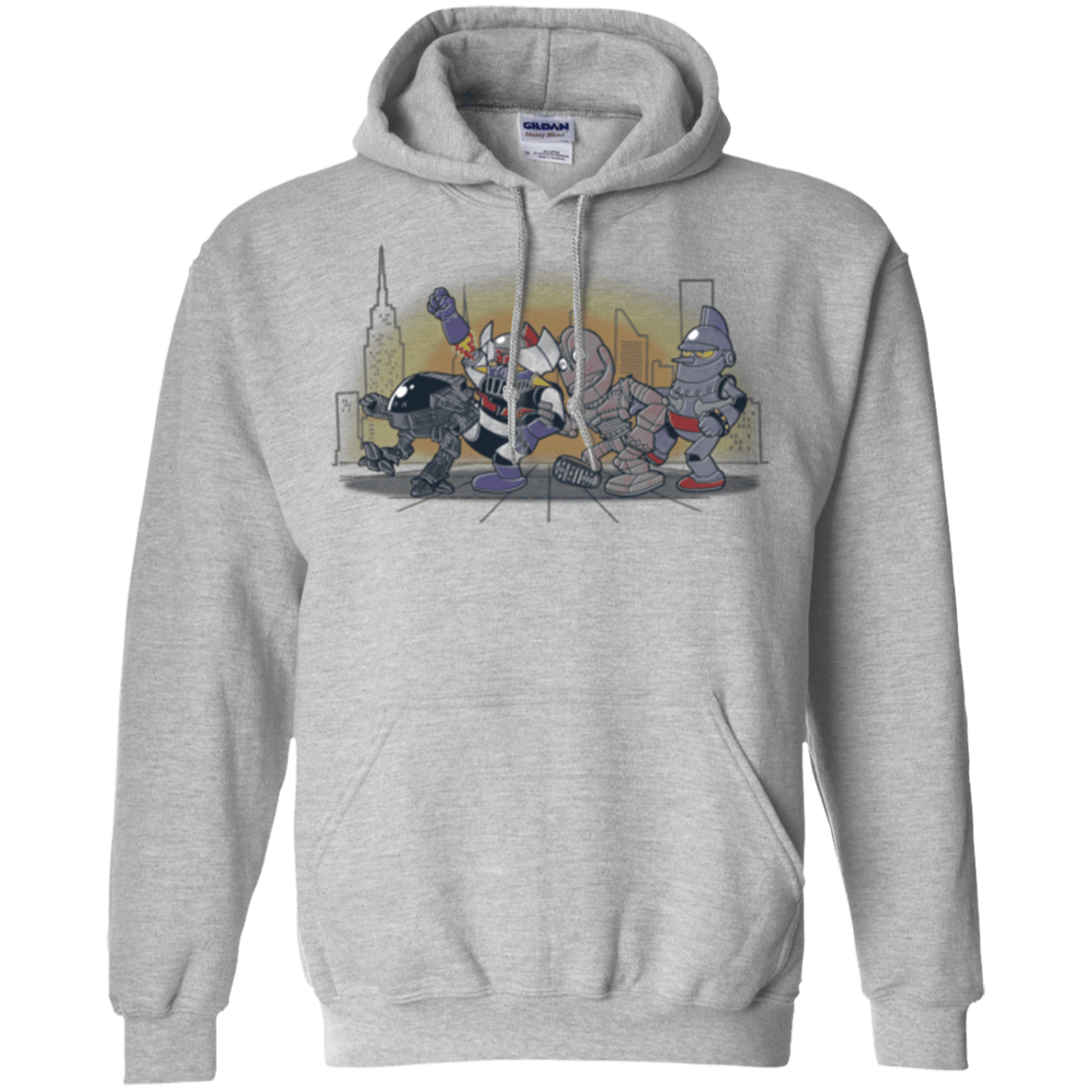 Sweatshirts Sport Grey / Small Where The Big Robots are Pullover Hoodie