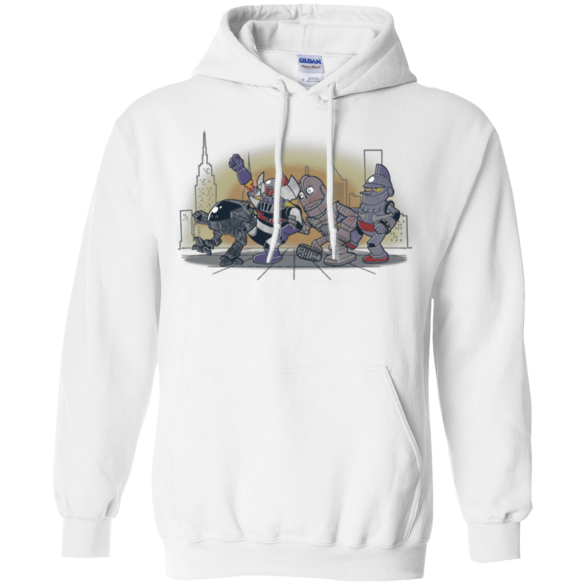 Sweatshirts White / Small Where The Big Robots are Pullover Hoodie
