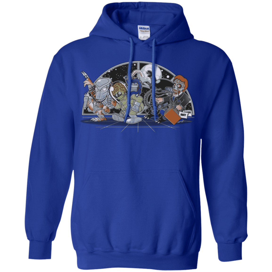 Sweatshirts Royal / Small Where The Nasty Aliens are Pullover Hoodie