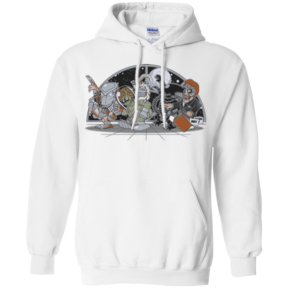 Sweatshirts White / Small Where The Nasty Aliens are Pullover Hoodie