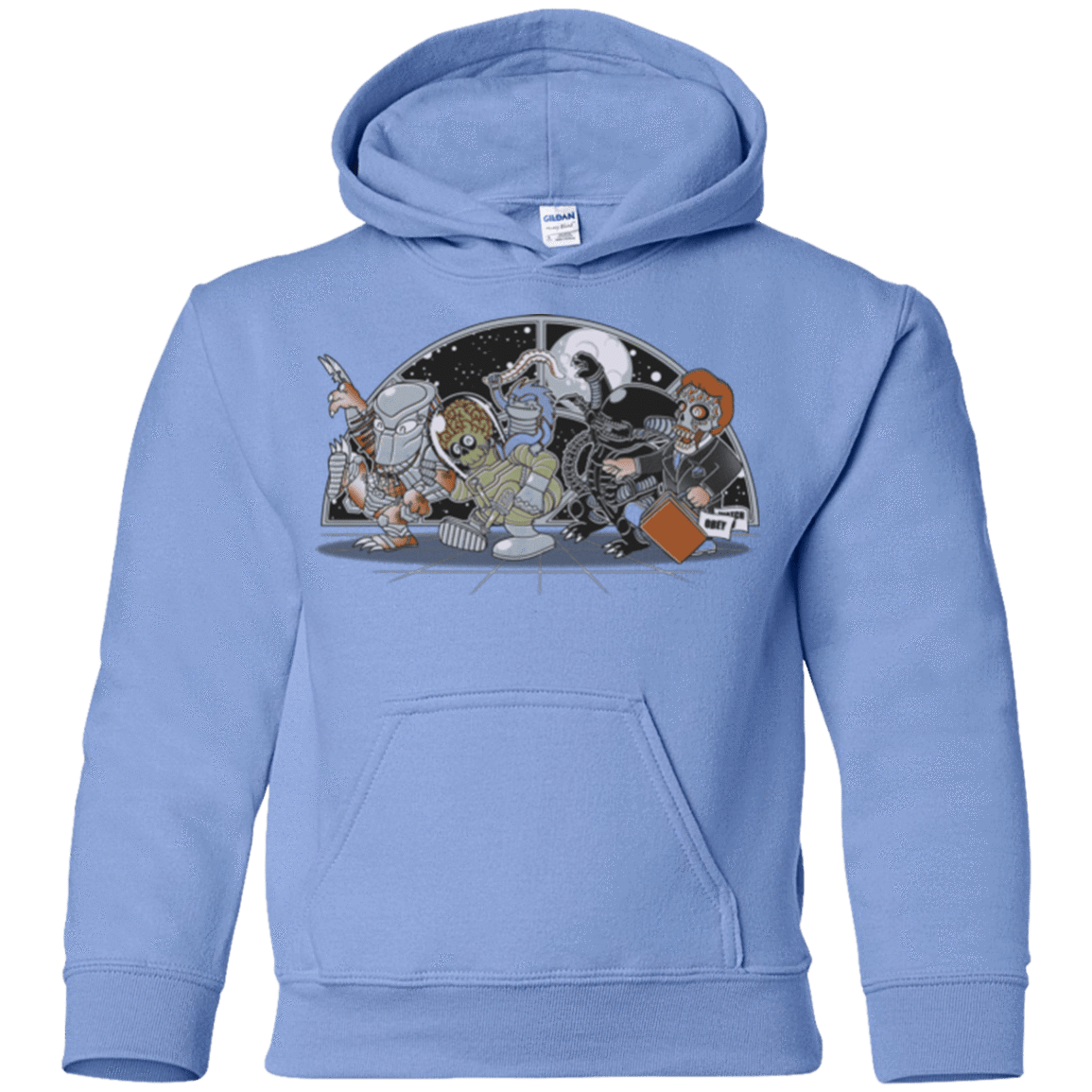 Sweatshirts Carolina Blue / YS Where The Nasty Aliens are Youth Hoodie