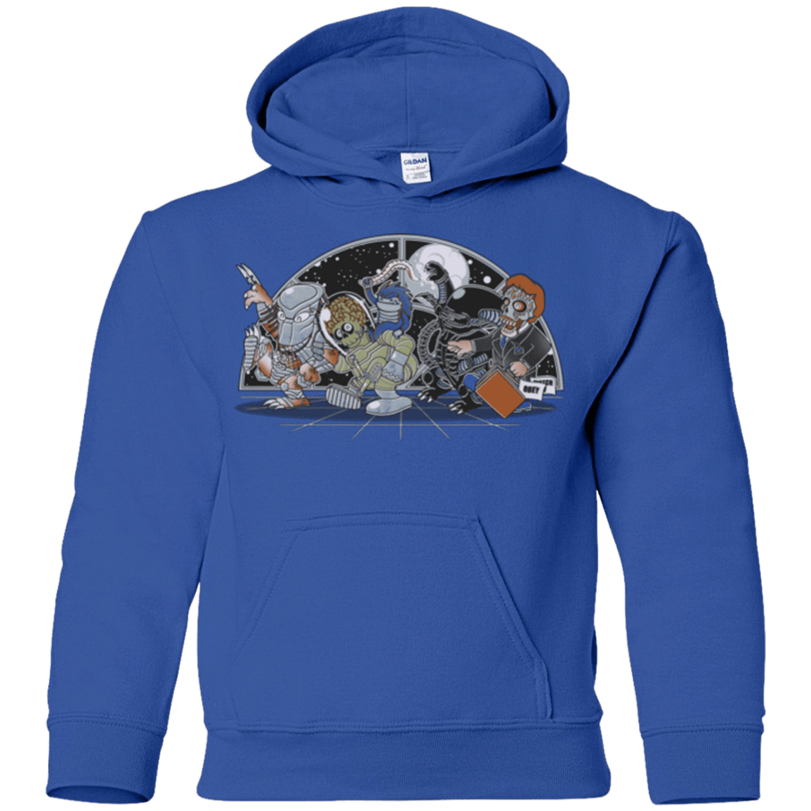 Sweatshirts Royal / YS Where The Nasty Aliens are Youth Hoodie