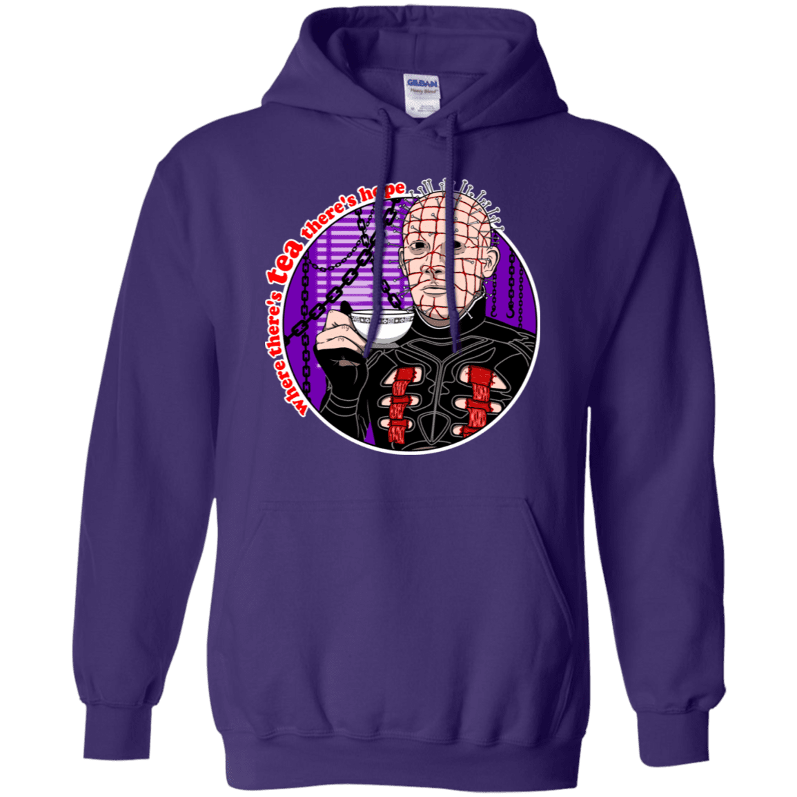 Sweatshirts Purple / S Where There's Tea Pullover Hoodie