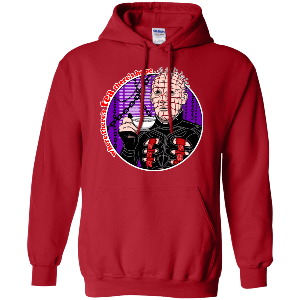 Sweatshirts Red / S Where There's Tea Pullover Hoodie