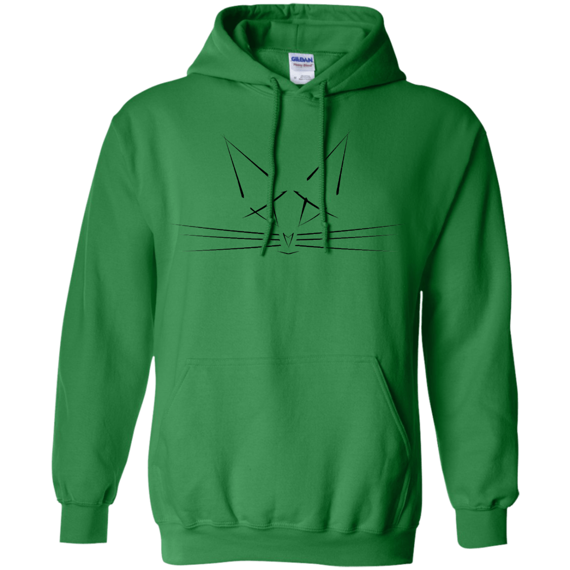 Sweatshirts Irish Green / S Whiskers Pullover Hoodie