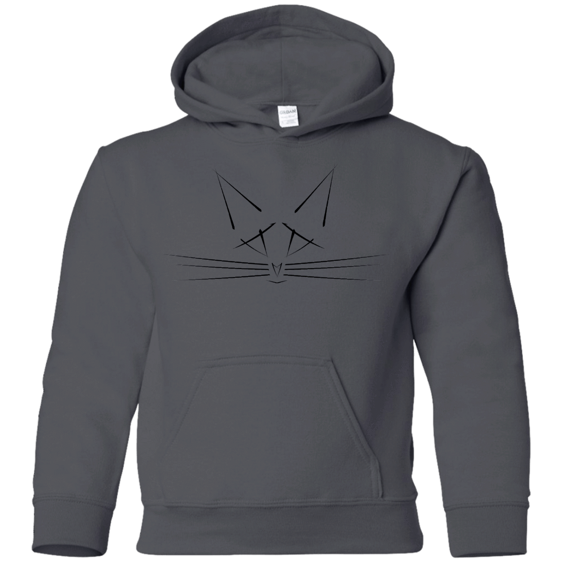Sweatshirts Charcoal / YS Whiskers Youth Hoodie