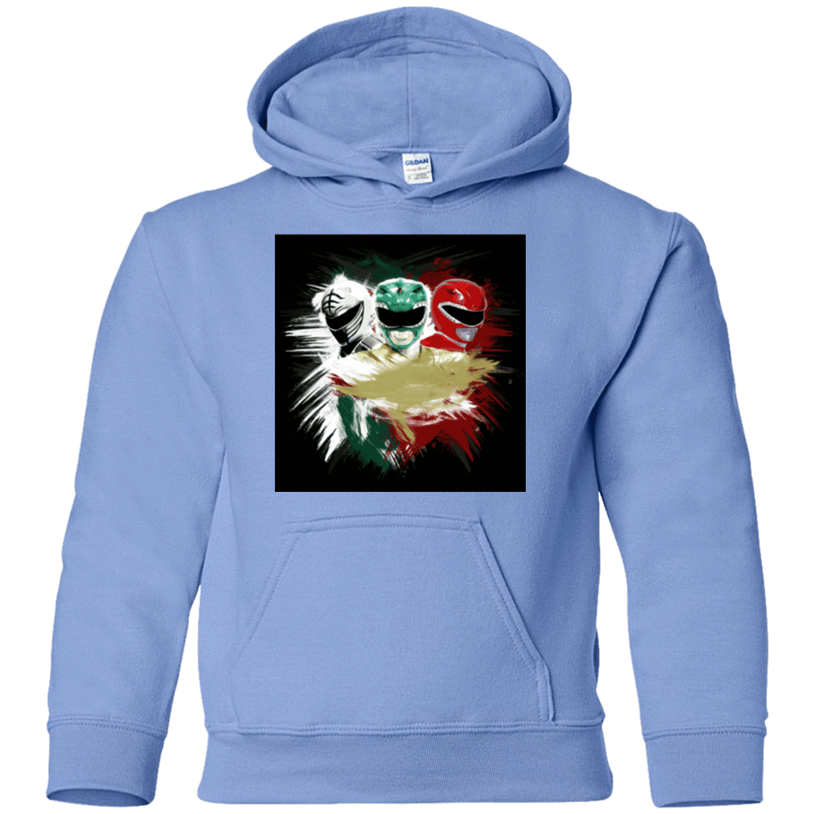 Sweatshirts Carolina Blue / YS White Green Red Youth Hoodie
