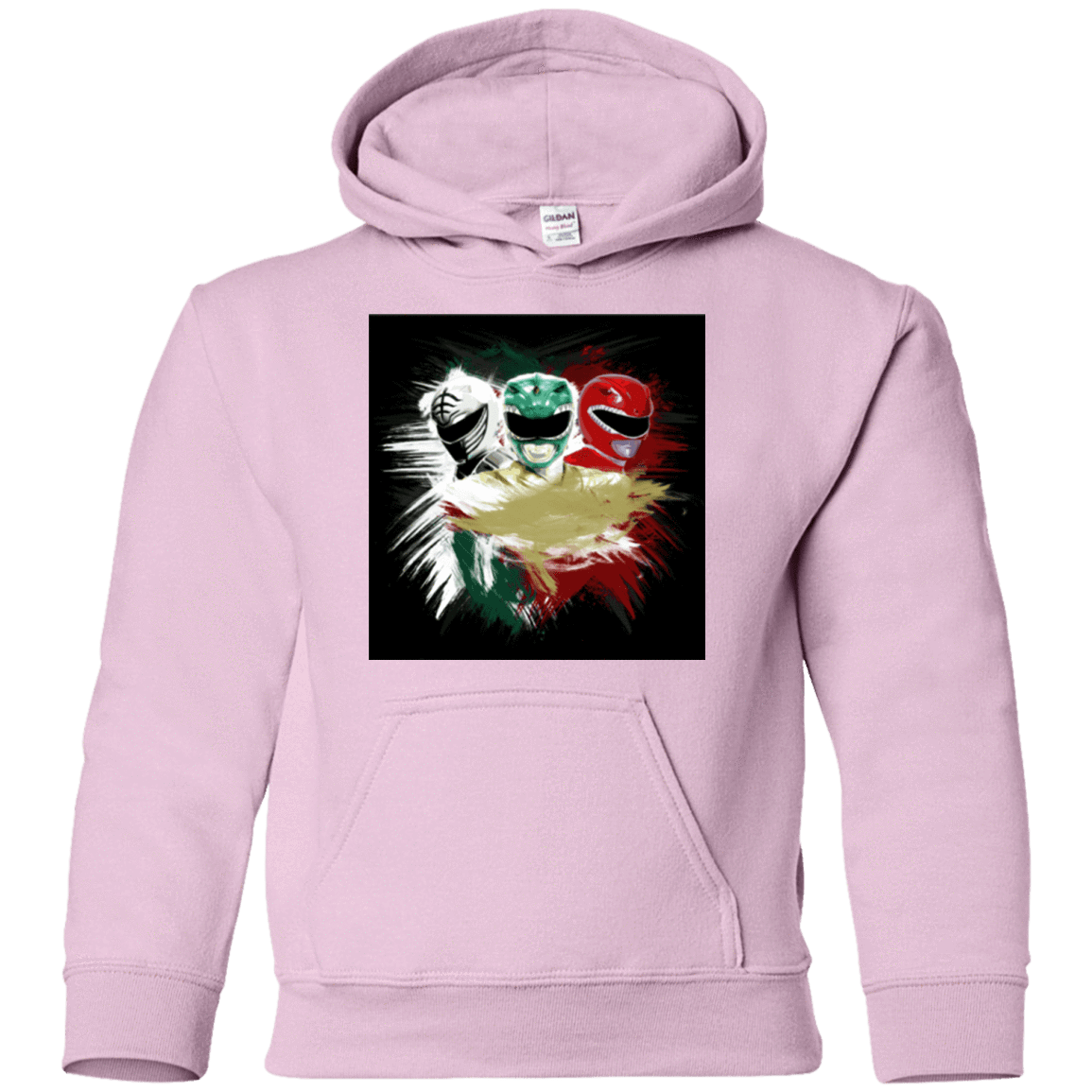 Sweatshirts Light Pink / YS White Green Red Youth Hoodie
