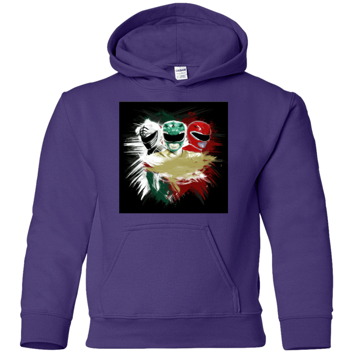 Sweatshirts Purple / YS White Green Red Youth Hoodie