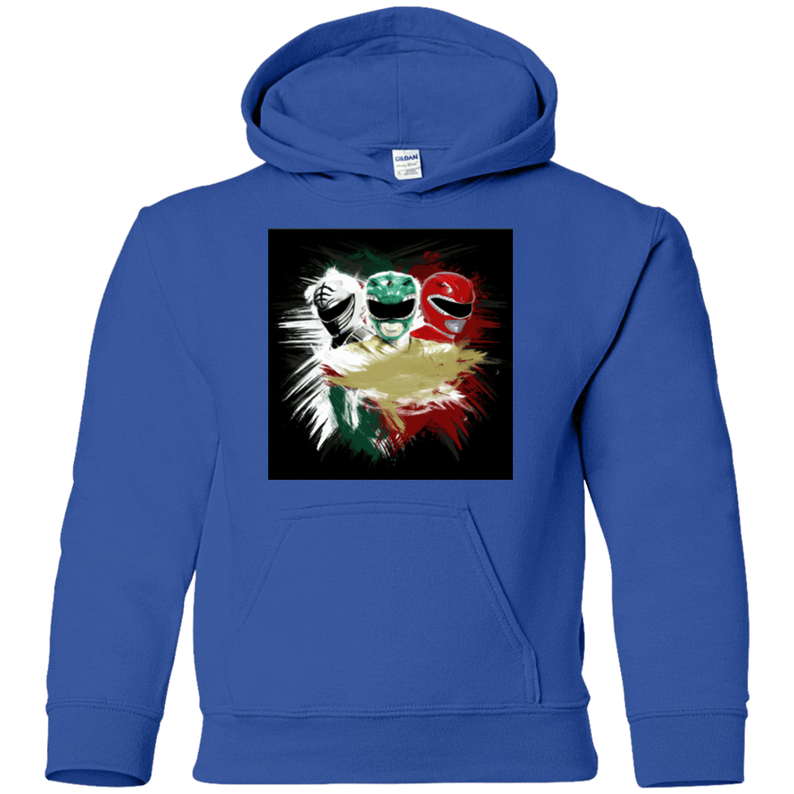 Sweatshirts Royal / YS White Green Red Youth Hoodie