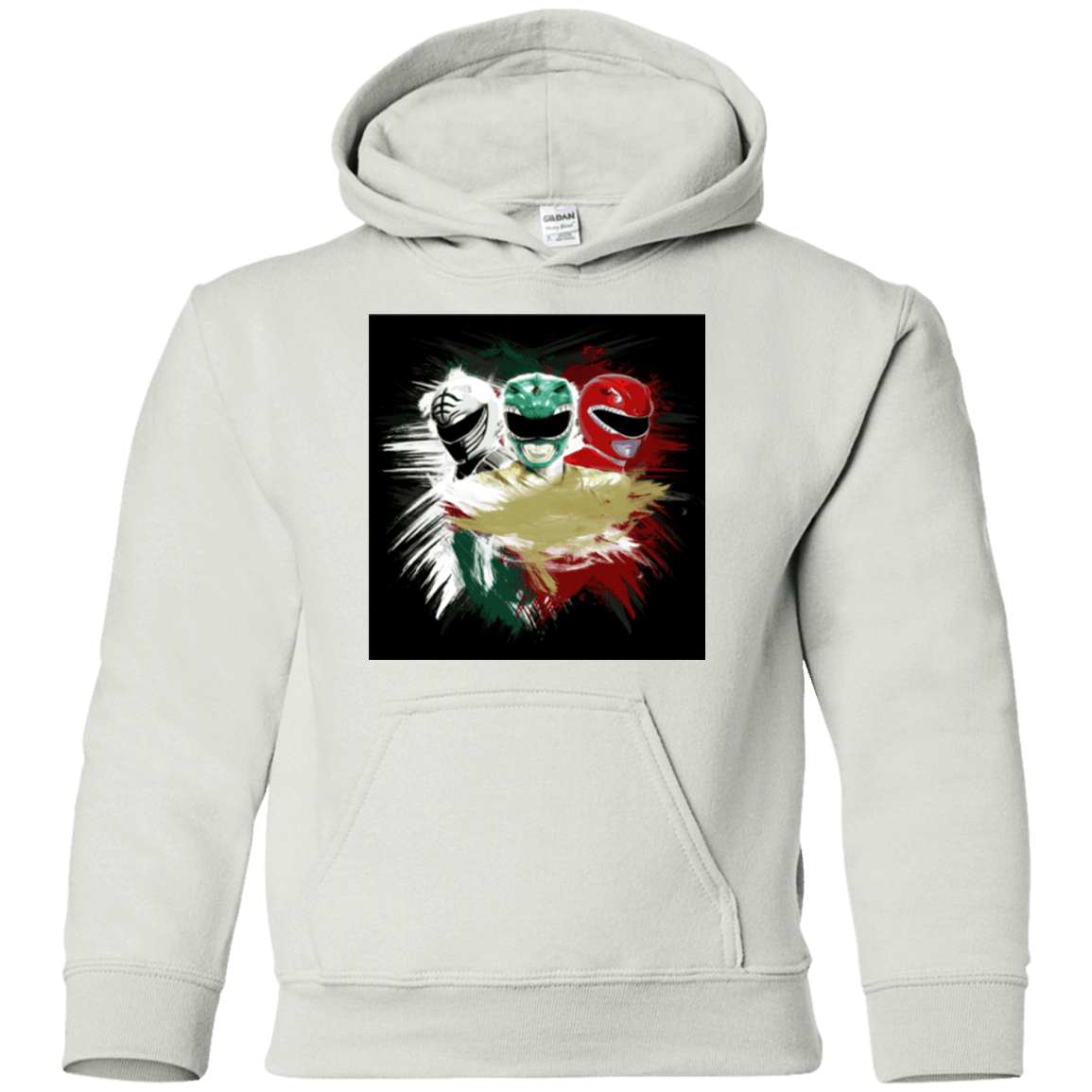 Sweatshirts White / YS White Green Red Youth Hoodie