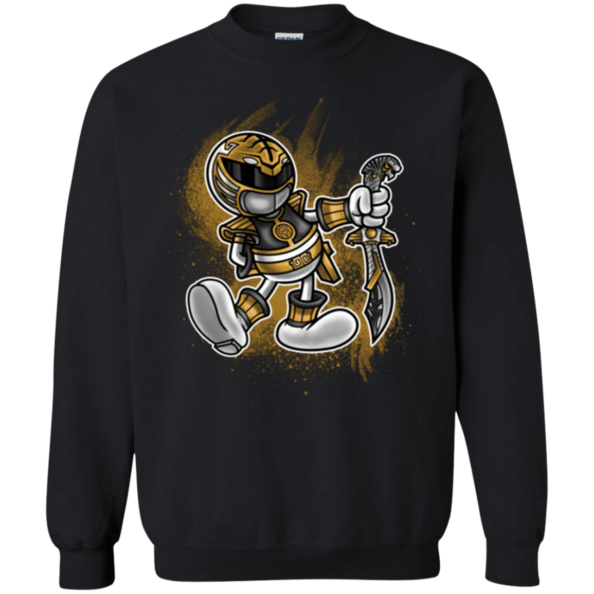 Sweatshirts Black / Small White Ranger Artwork Crewneck Sweatshirt