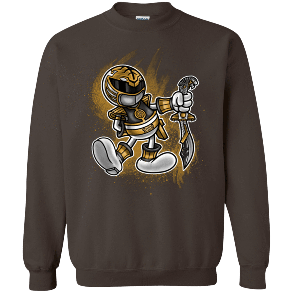 Sweatshirts Dark Chocolate / Small White Ranger Artwork Crewneck Sweatshirt