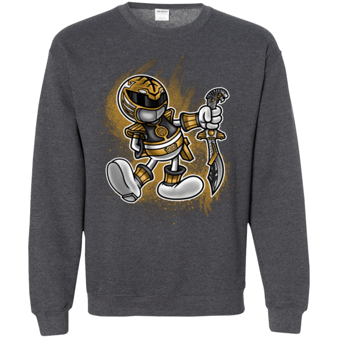Sweatshirts Dark Heather / Small White Ranger Artwork Crewneck Sweatshirt
