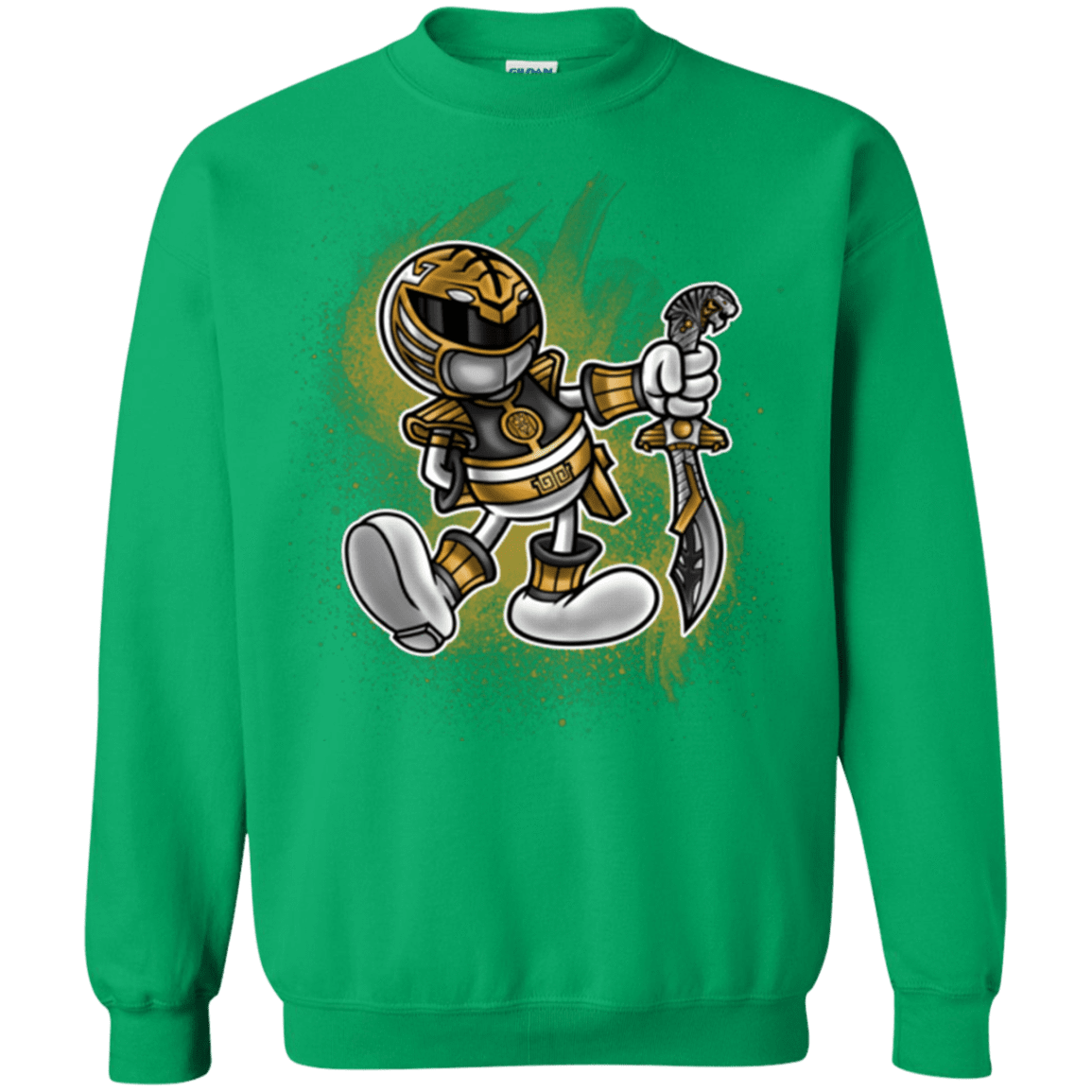 Sweatshirts Irish Green / Small White Ranger Artwork Crewneck Sweatshirt