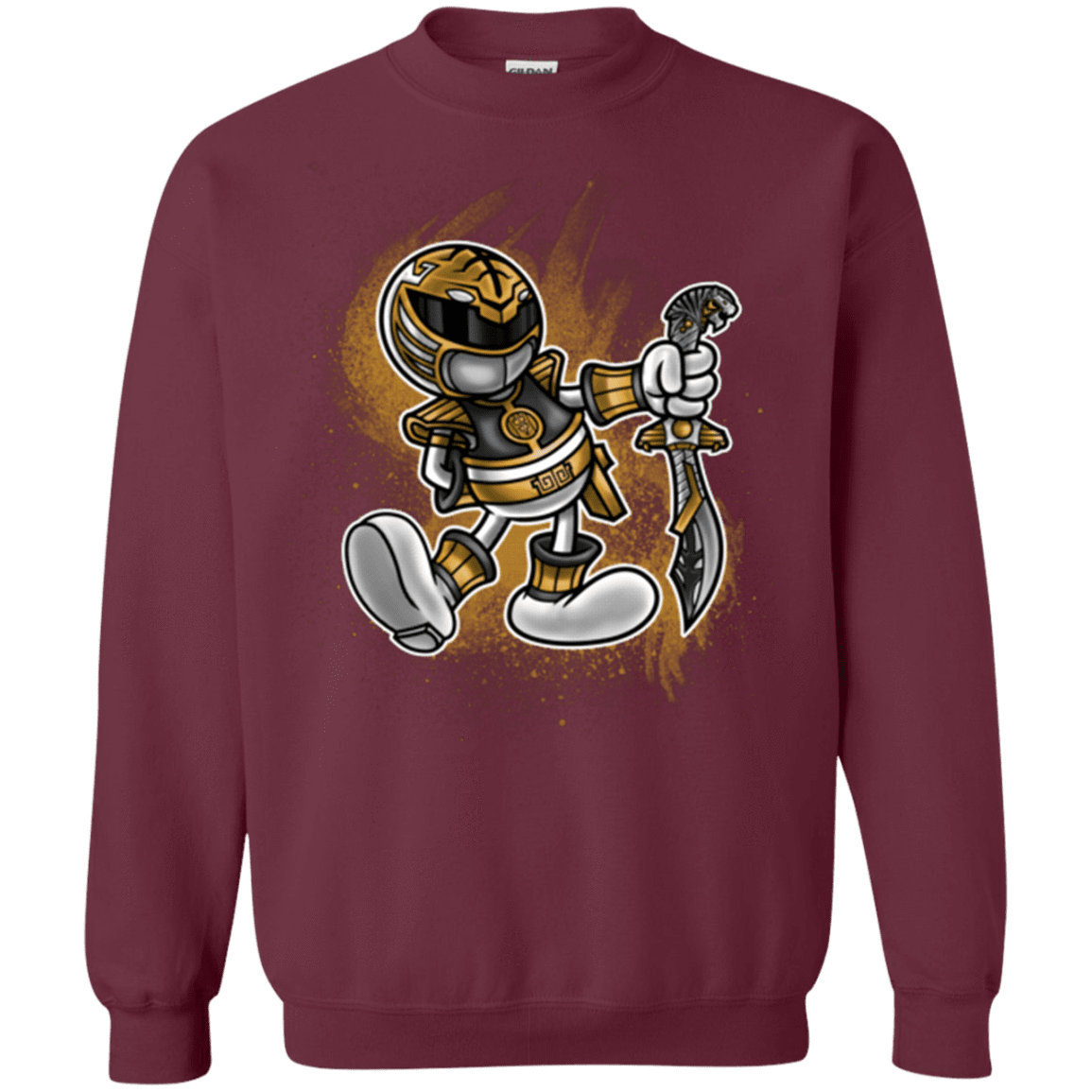 Sweatshirts Maroon / Small White Ranger Artwork Crewneck Sweatshirt