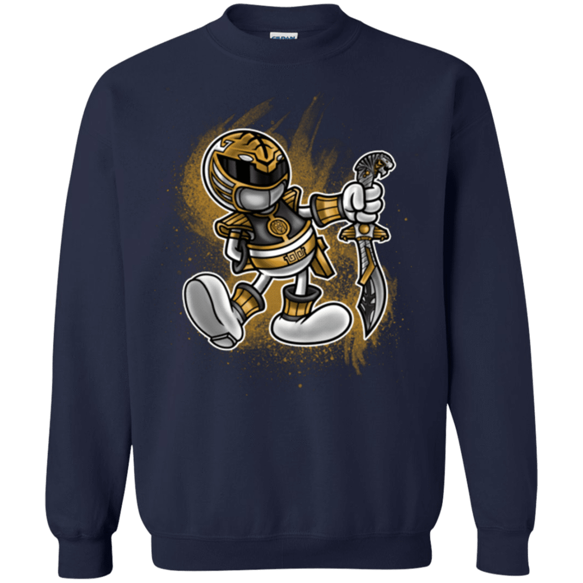 Sweatshirts Navy / Small White Ranger Artwork Crewneck Sweatshirt