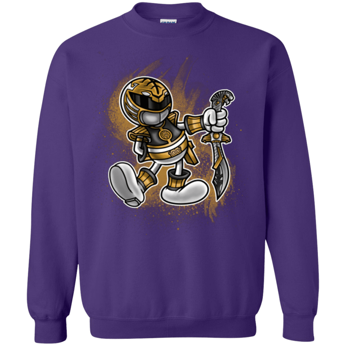 Sweatshirts Purple / Small White Ranger Artwork Crewneck Sweatshirt