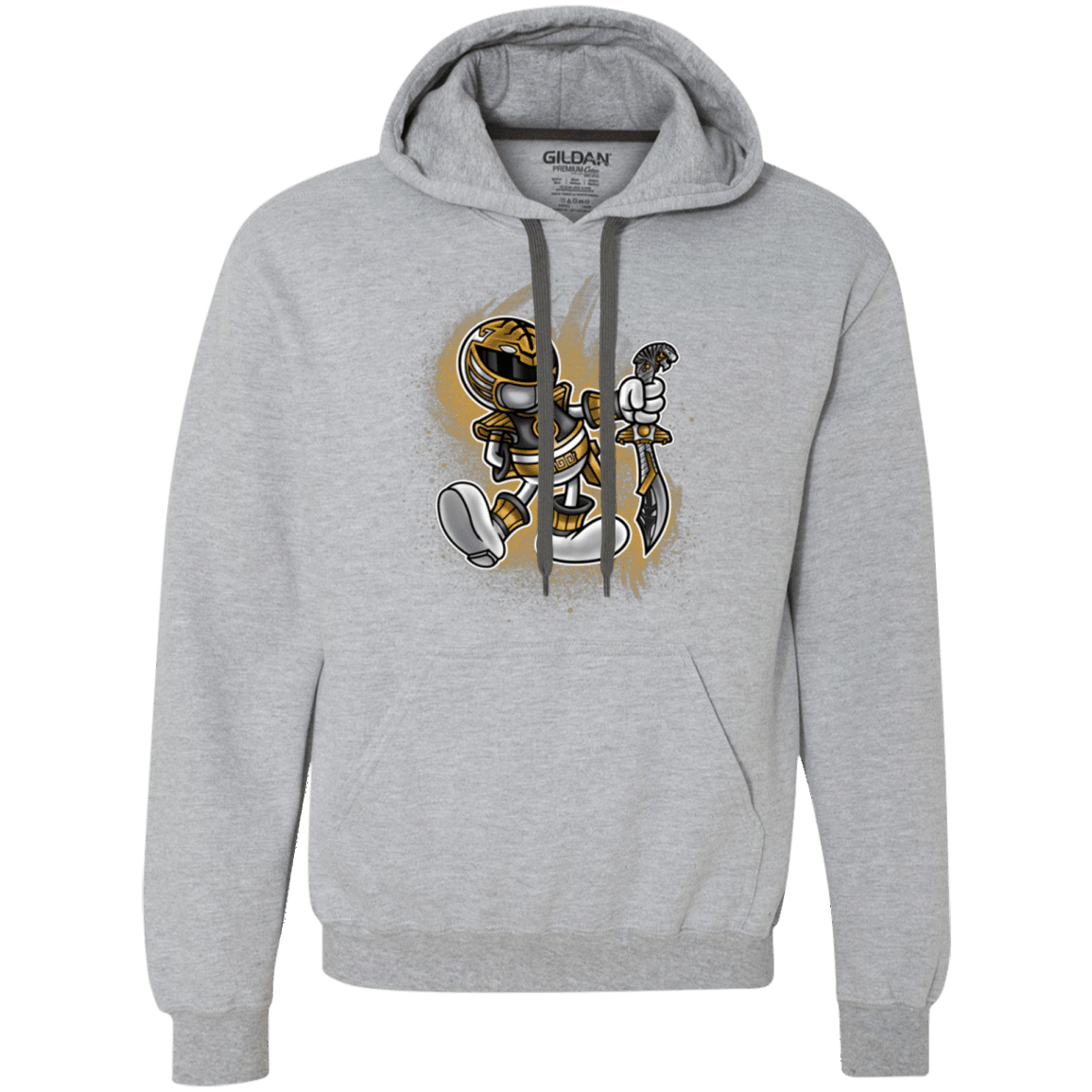 Sweatshirts Sport Grey / Small White Ranger Artwork Premium Fleece Hoodie