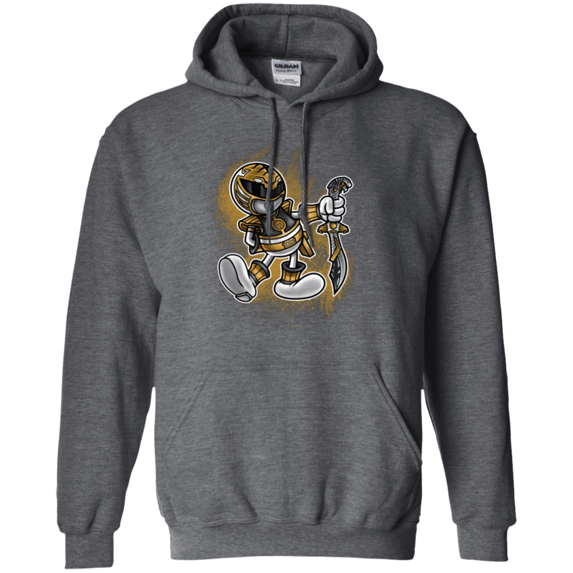 Sweatshirts Dark Heather / Small White Ranger Artwork Pullover Hoodie