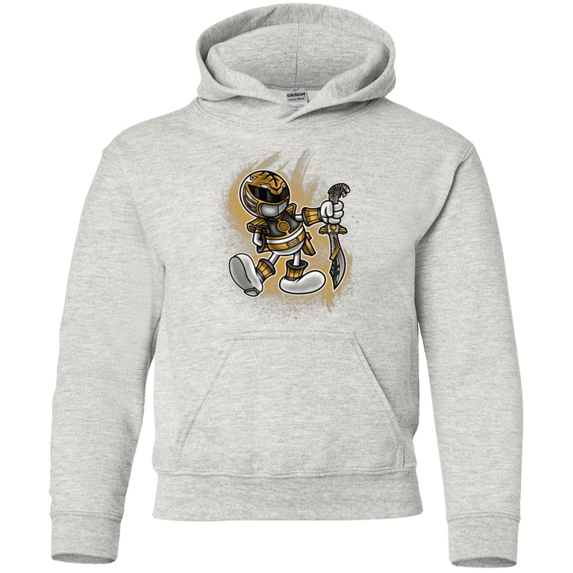 Sweatshirts Ash / YS White Ranger Artwork Youth Hoodie