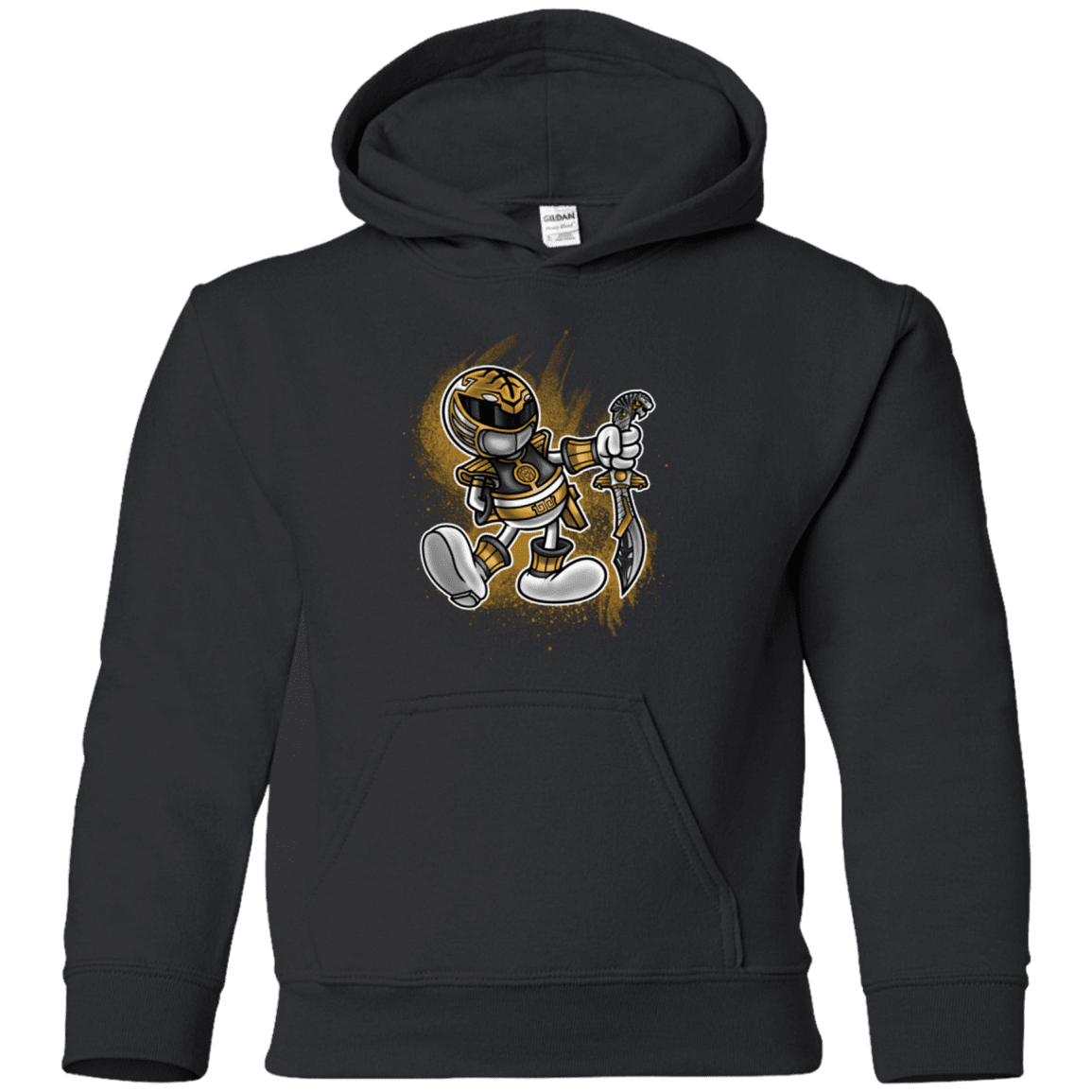 Sweatshirts Black / YS White Ranger Artwork Youth Hoodie