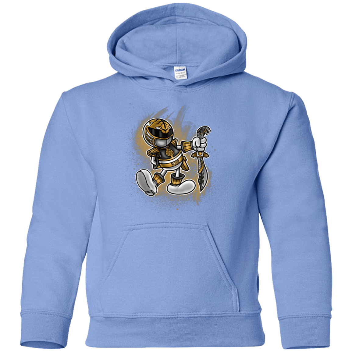 Sweatshirts Carolina Blue / YS White Ranger Artwork Youth Hoodie