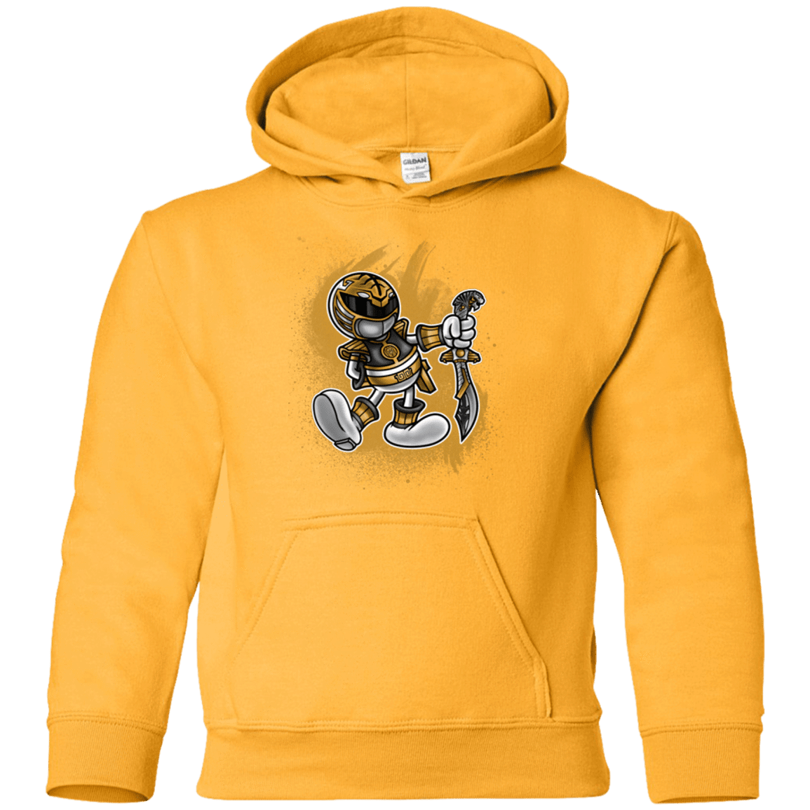 Sweatshirts Gold / YS White Ranger Artwork Youth Hoodie