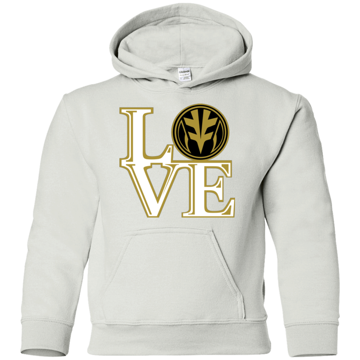 Sweatshirts White / YS White Ranger LOVE Youth Hoodie