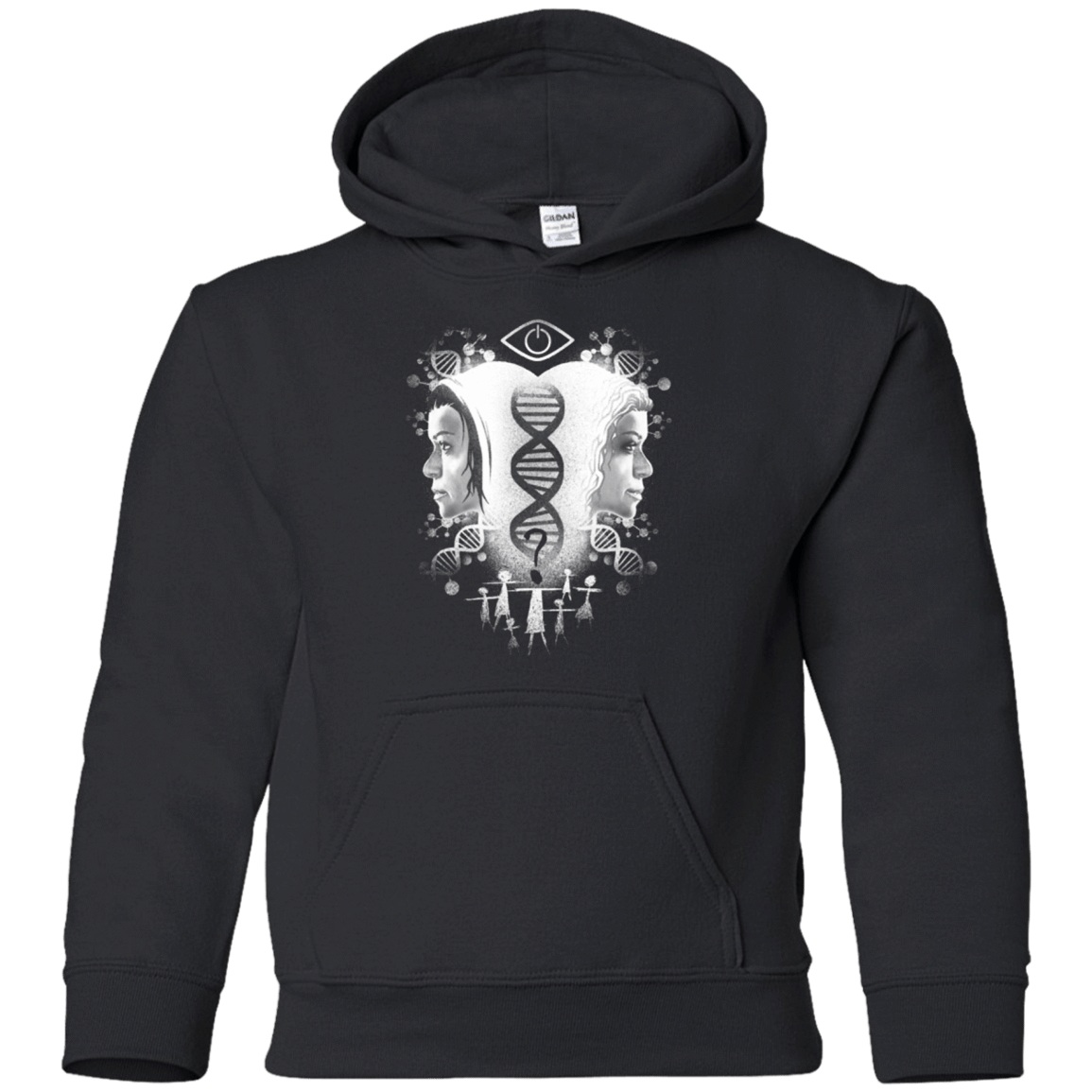 Sweatshirts Black / YS Who Am I Youth Hoodie