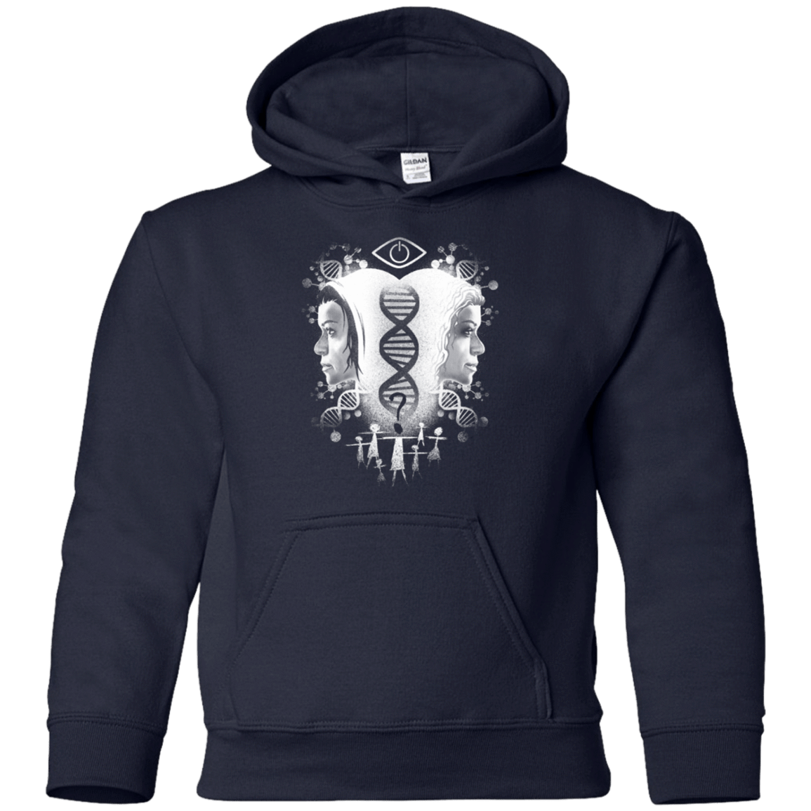 Sweatshirts Navy / YS Who Am I Youth Hoodie