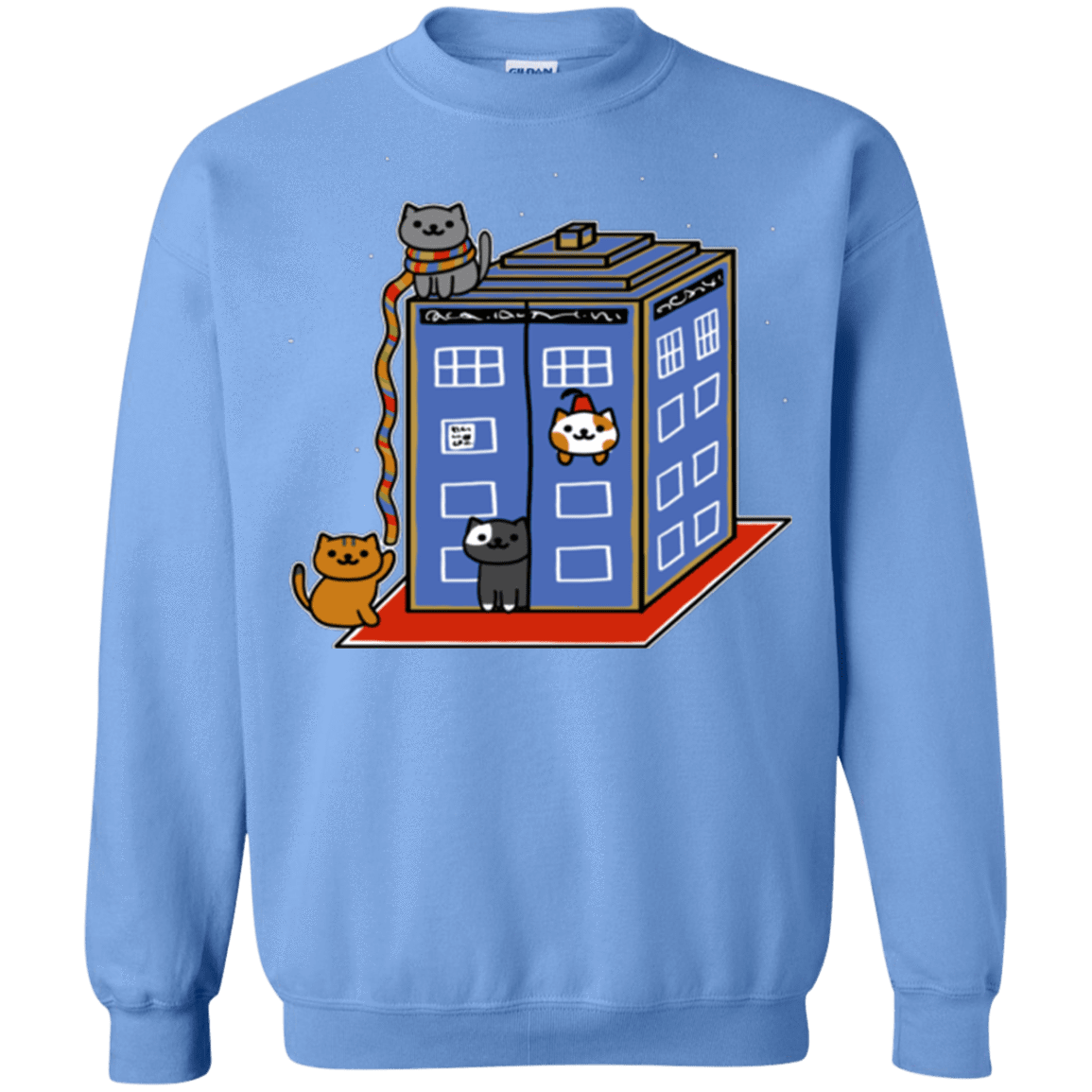 Sweatshirts Carolina Blue / Small Who Atsume Crewneck Sweatshirt