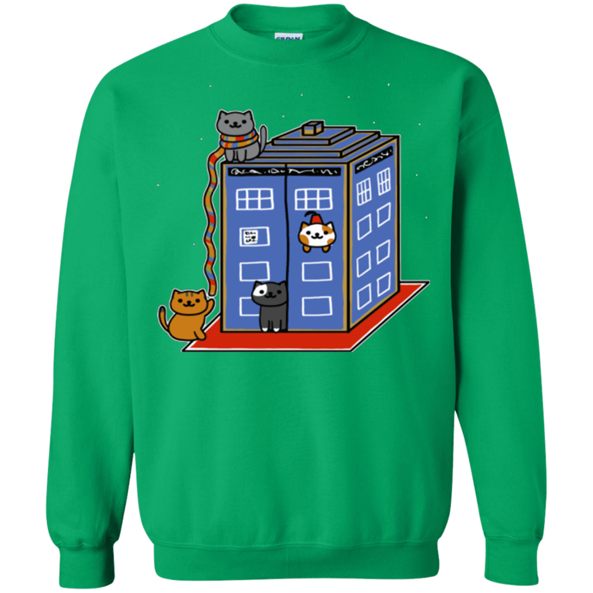 Sweatshirts Irish Green / Small Who Atsume Crewneck Sweatshirt