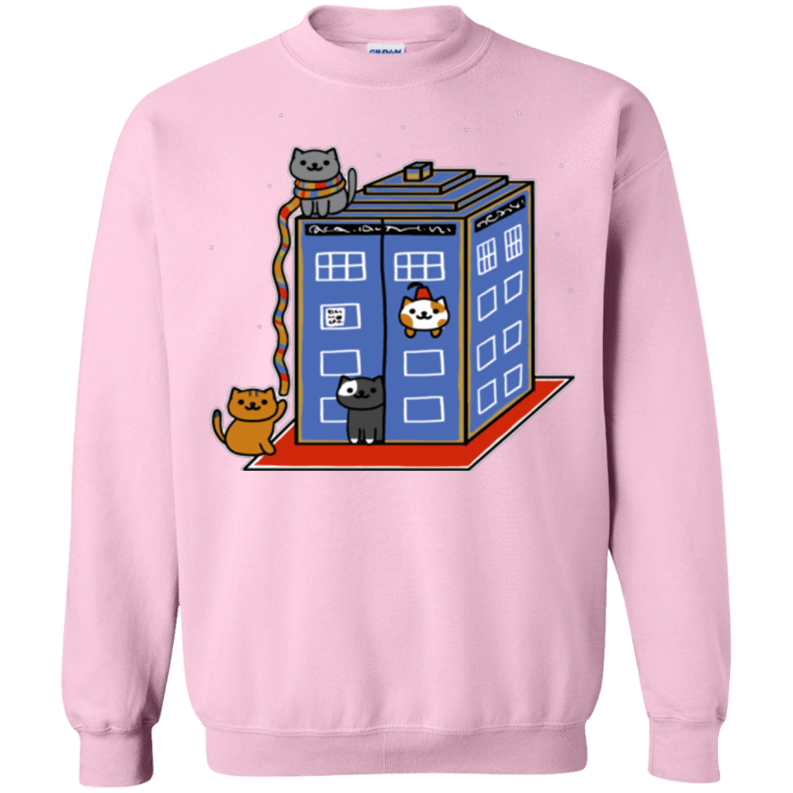 Sweatshirts Light Pink / Small Who Atsume Crewneck Sweatshirt