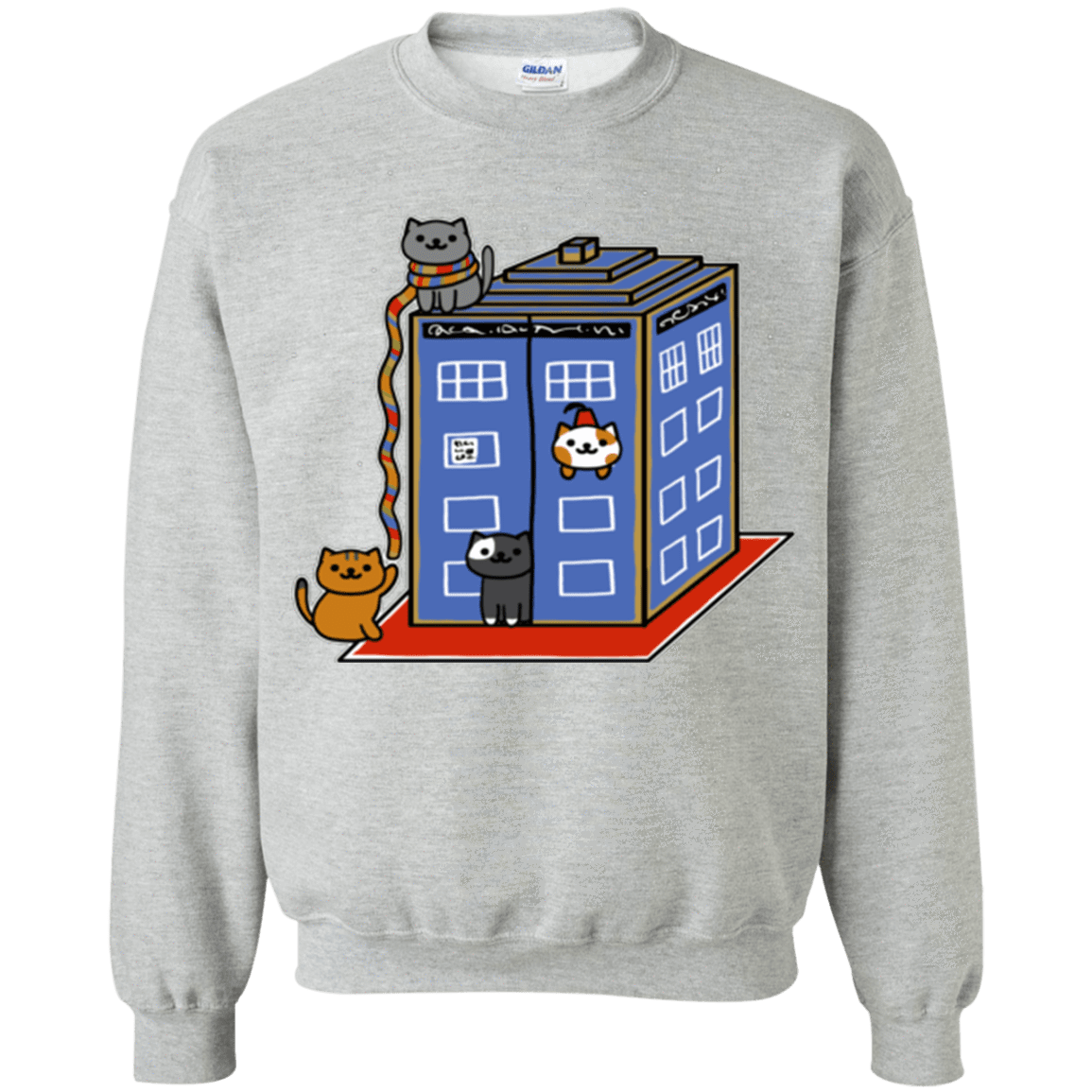 Sweatshirts Sport Grey / Small Who Atsume Crewneck Sweatshirt