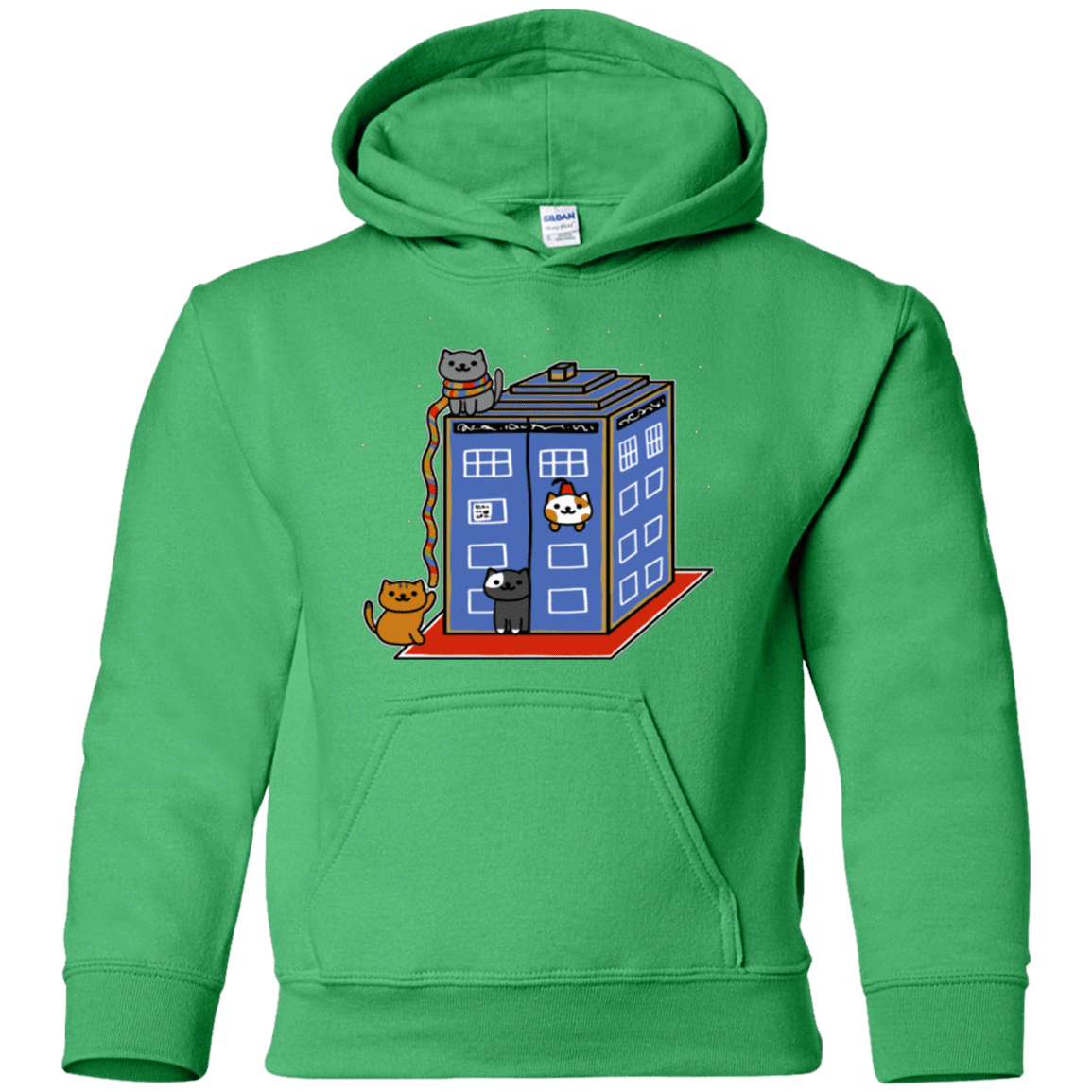 Sweatshirts Irish Green / YS Who Atsume Youth Hoodie