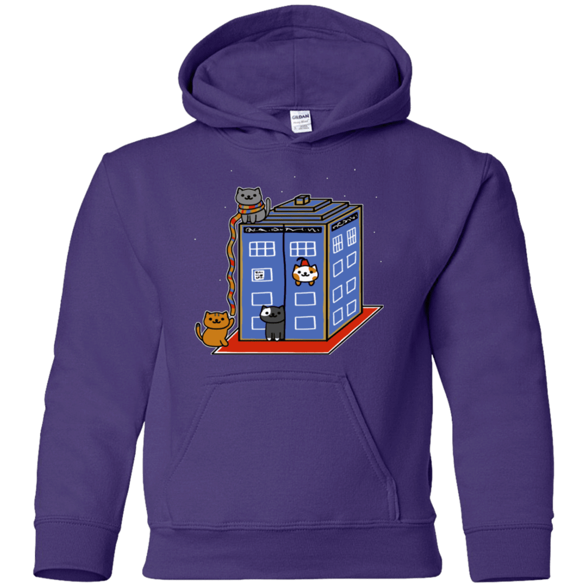 Sweatshirts Purple / YS Who Atsume Youth Hoodie