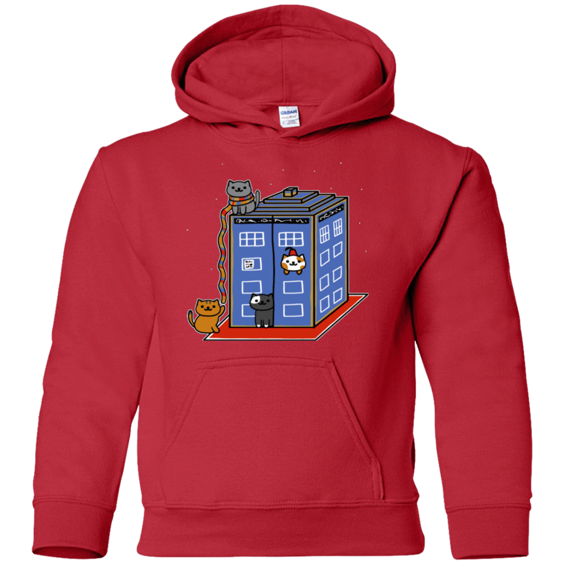 Sweatshirts Red / YS Who Atsume Youth Hoodie
