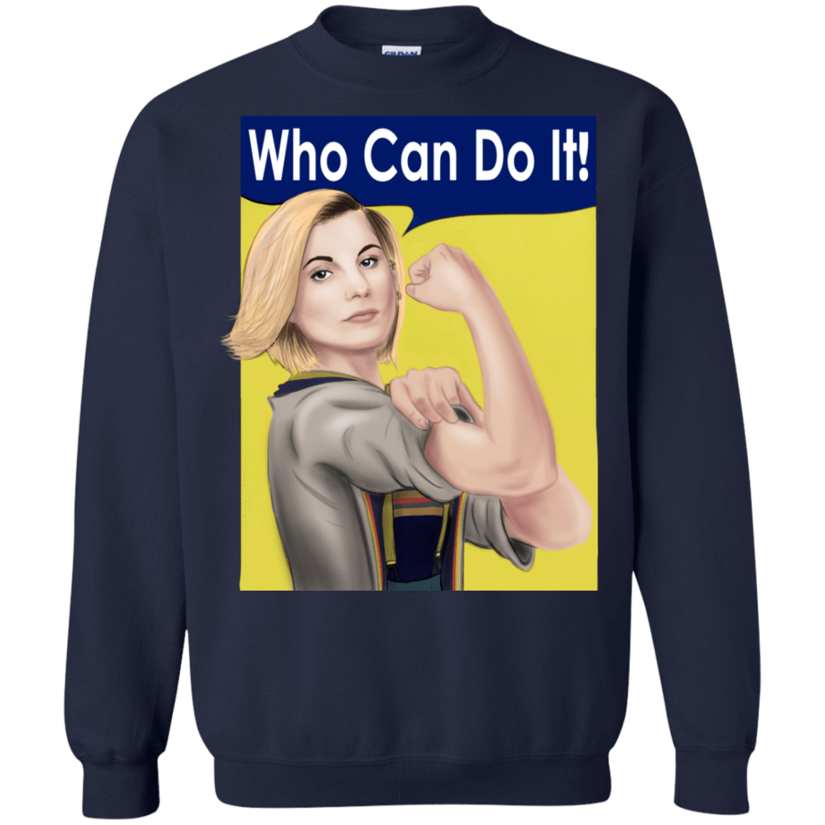 Sweatshirts Navy / S Who Can Do It Crewneck Sweatshirt