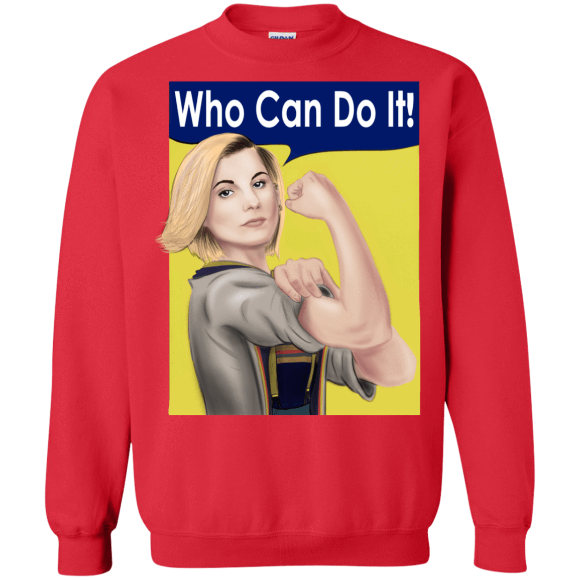 Sweatshirts Red / S Who Can Do It Crewneck Sweatshirt
