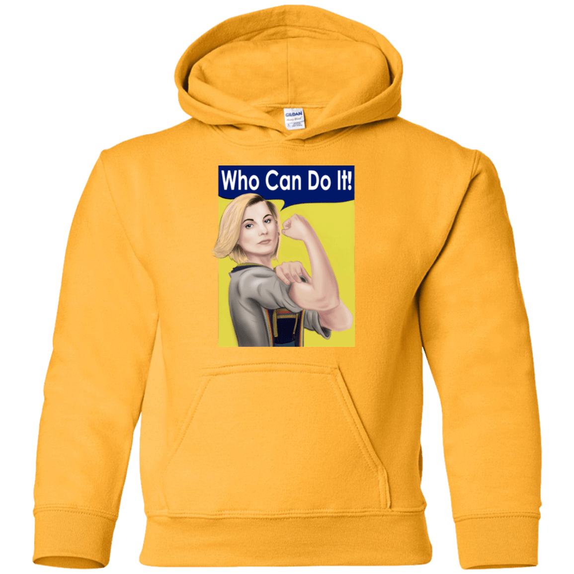 Sweatshirts Gold / YS Who Can Do It Youth Hoodie