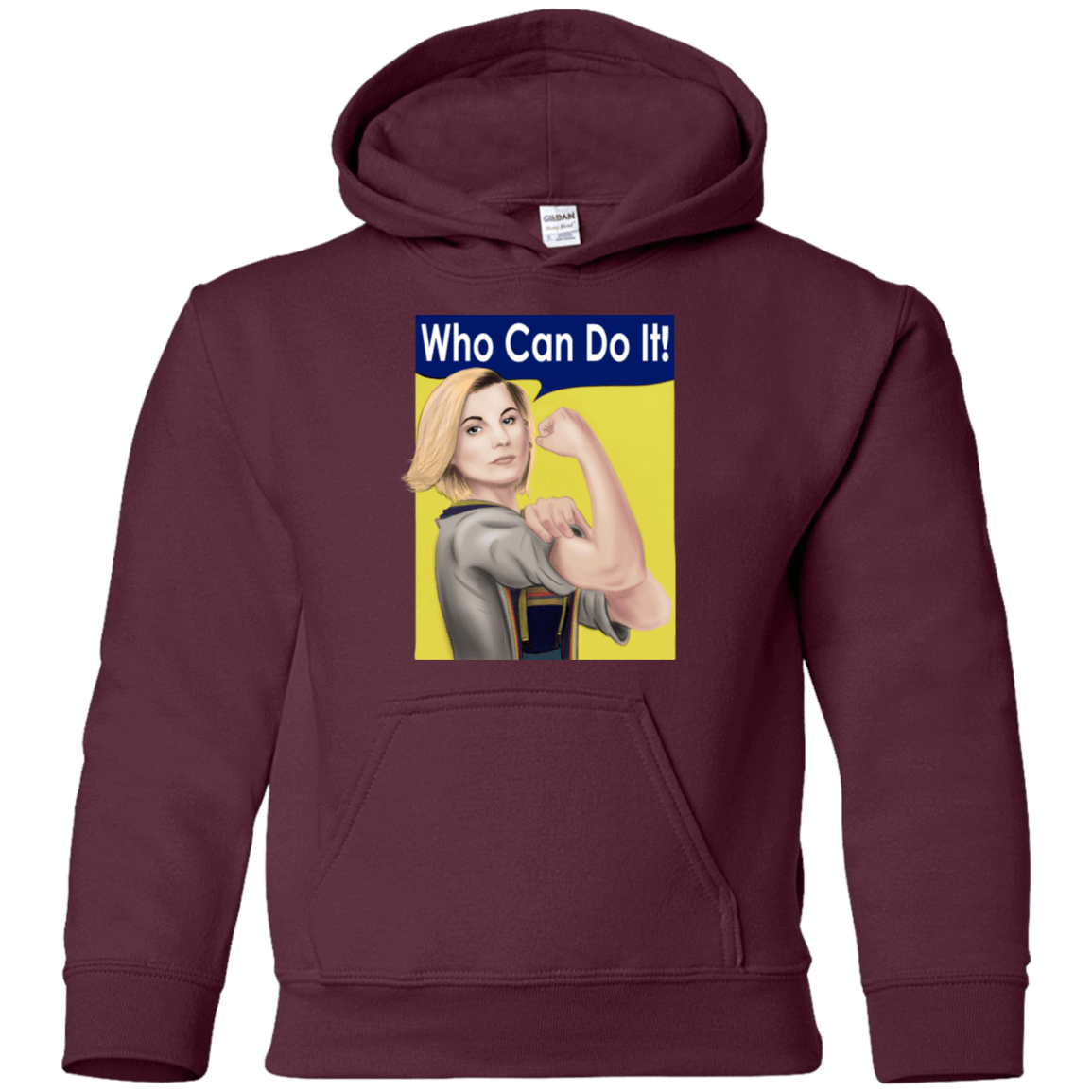 Sweatshirts Maroon / YS Who Can Do It Youth Hoodie