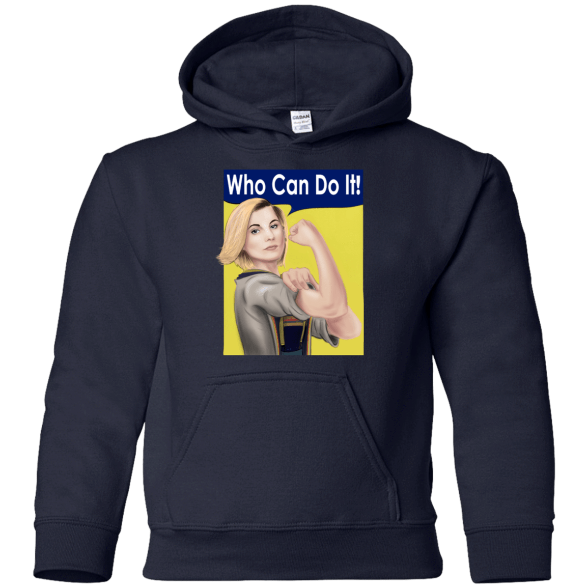 Sweatshirts Navy / YS Who Can Do It Youth Hoodie