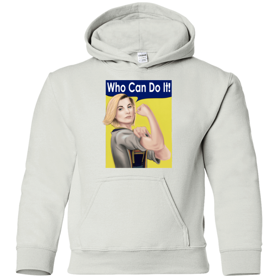 Sweatshirts White / YS Who Can Do It Youth Hoodie