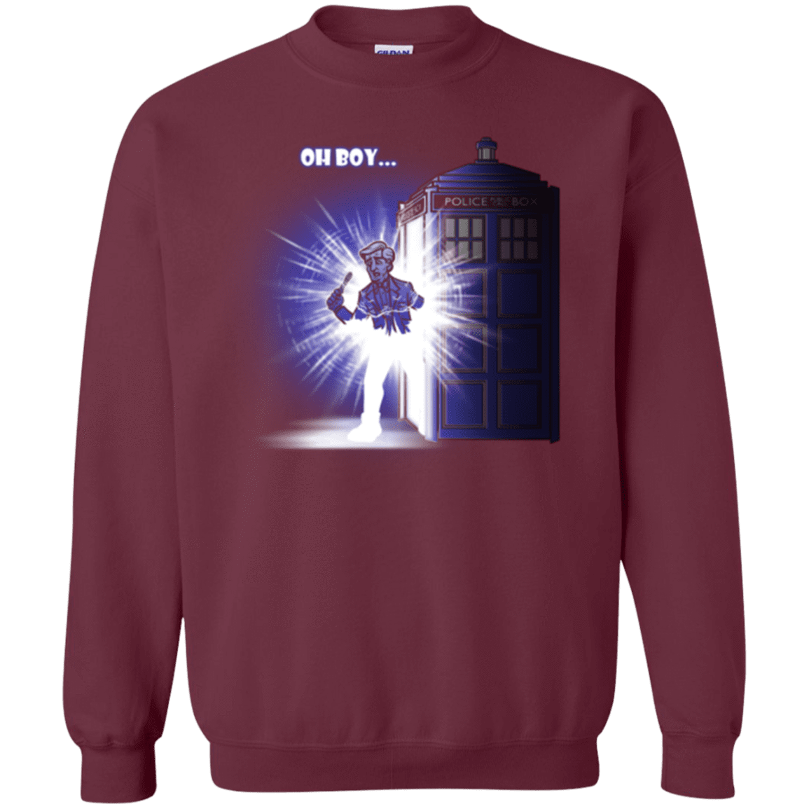 Sweatshirts Maroon / Small Who is Doctor Beckett Crewneck Sweatshirt