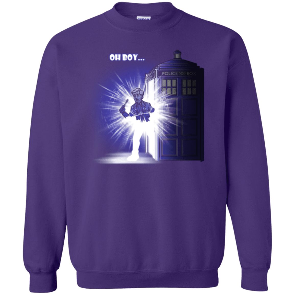 Sweatshirts Purple / Small Who is Doctor Beckett Crewneck Sweatshirt